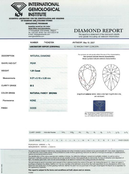 Foto 9 - 1,01ct Diamant Tropfen mit IGI Expertise Weißgold-Ring, R5688